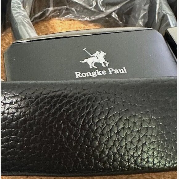 Men's Genuine Leather Belt Adjustable Belt Classic Length: 45 inch - Picture 6 of 8